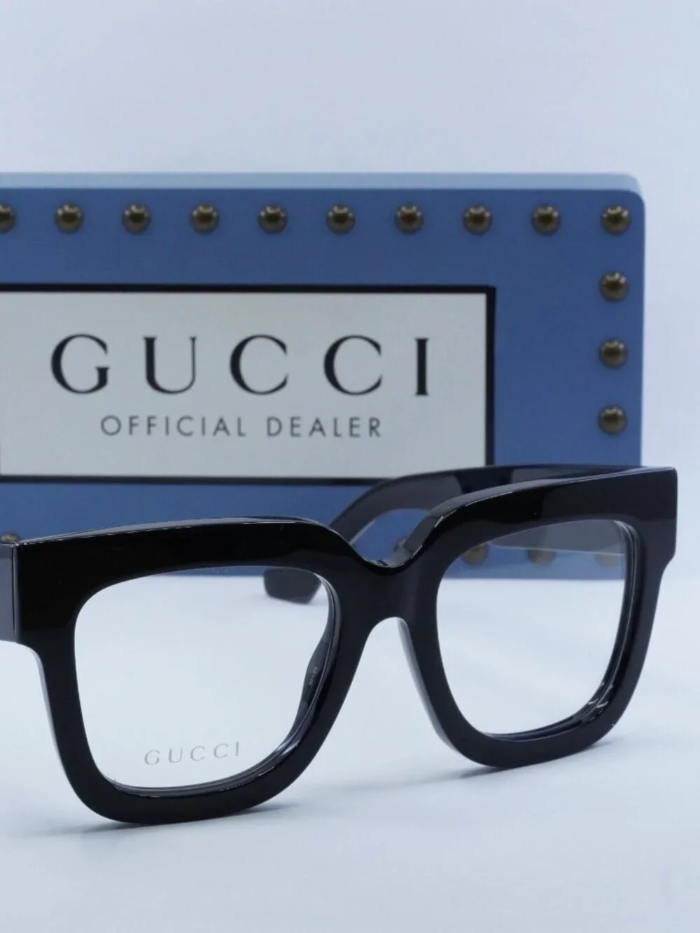 Gucci GG1549O 001 Square Eyeglasses 52mm - Black